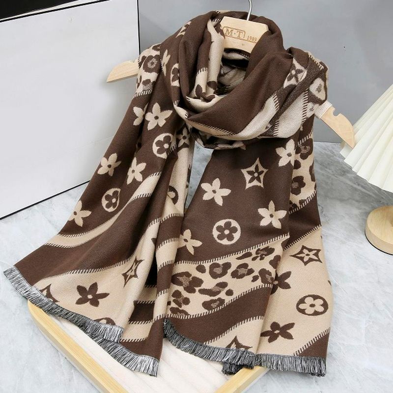 ASP-1016 Flower Oblong Scarf