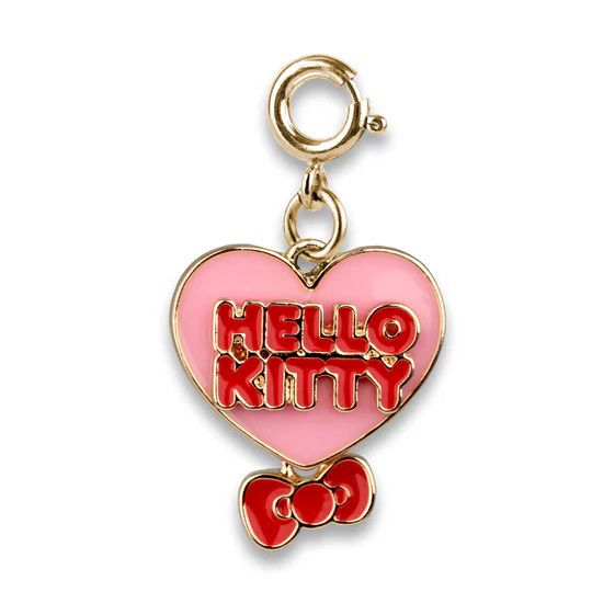 Charm It! Gold Classic Hello Kitty Heart Charm