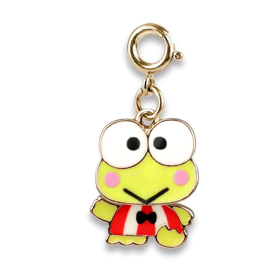 Charm It! Gold Swivel Keroppi Charm