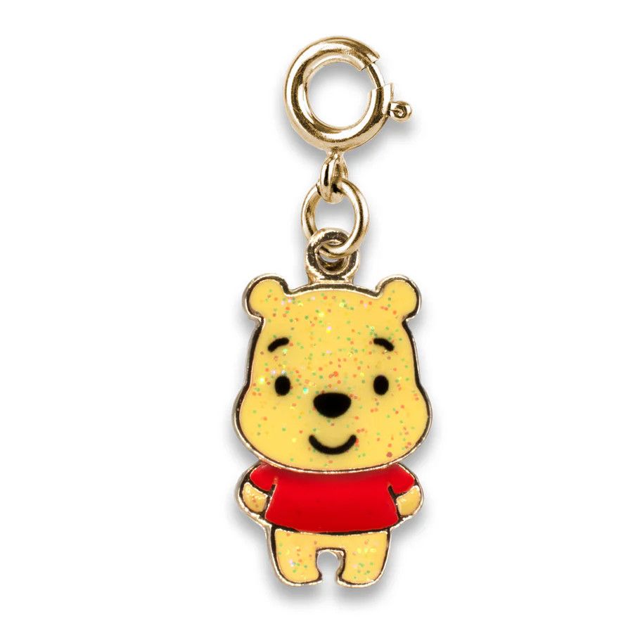 Charm It! Gold Swivel Pooh Charm