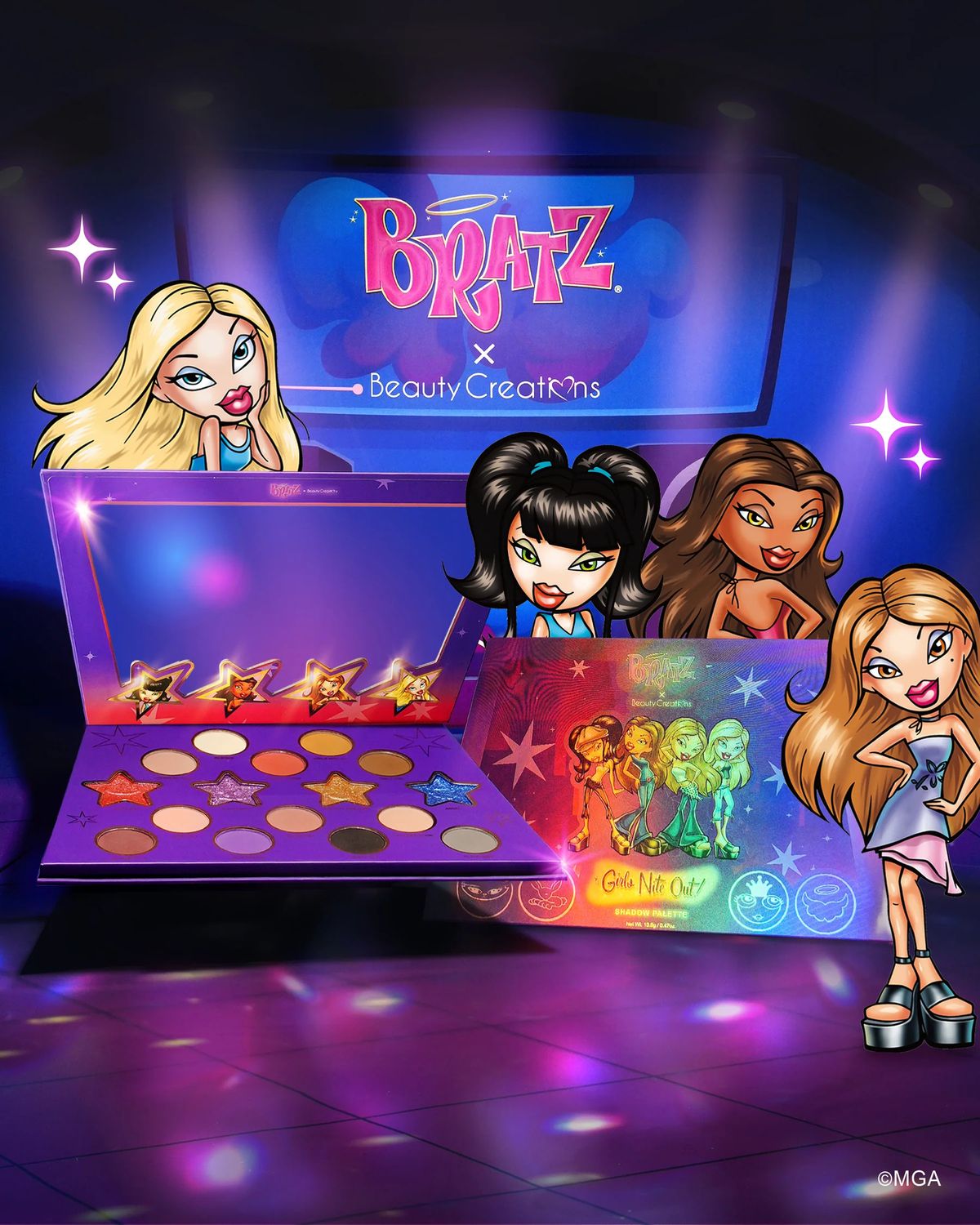 Bratz x Beauty Creations Girls Night Out Shadow Palette