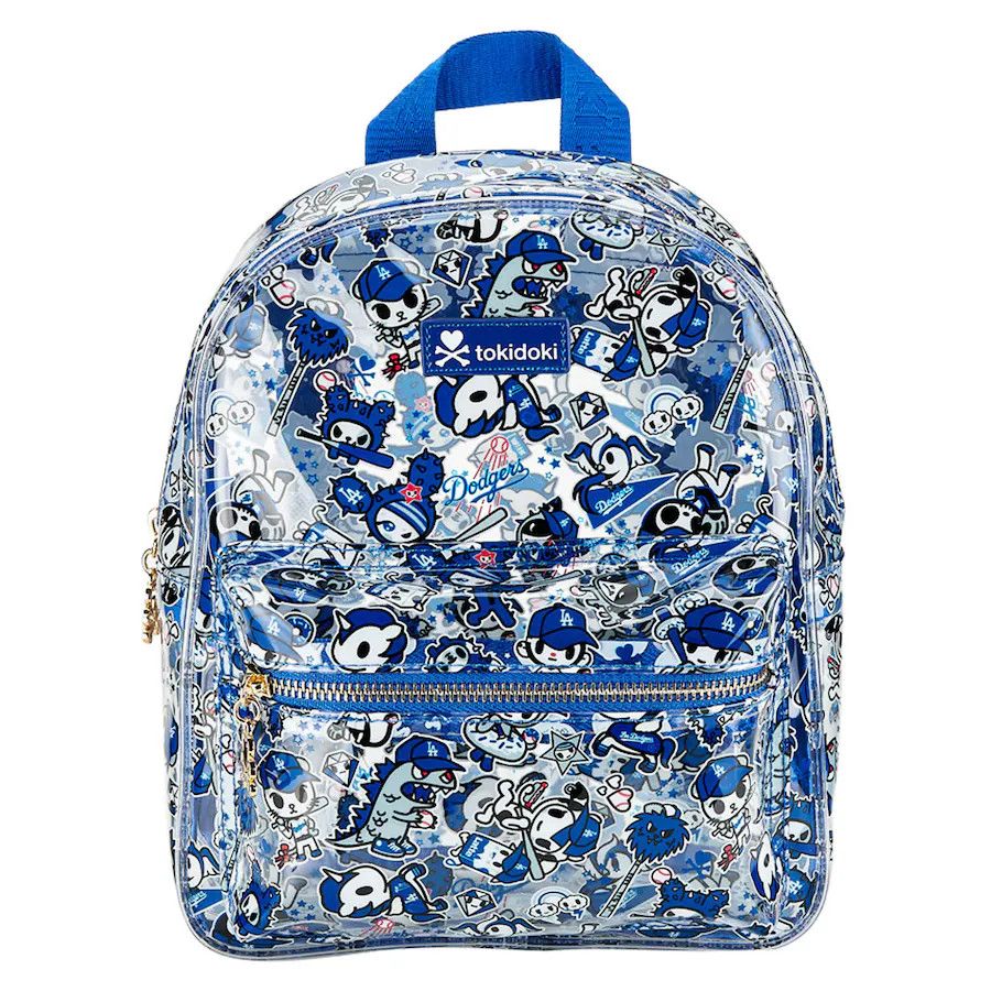 Los Angeles Dodgers tokidoki Youth Clear Small Backpack