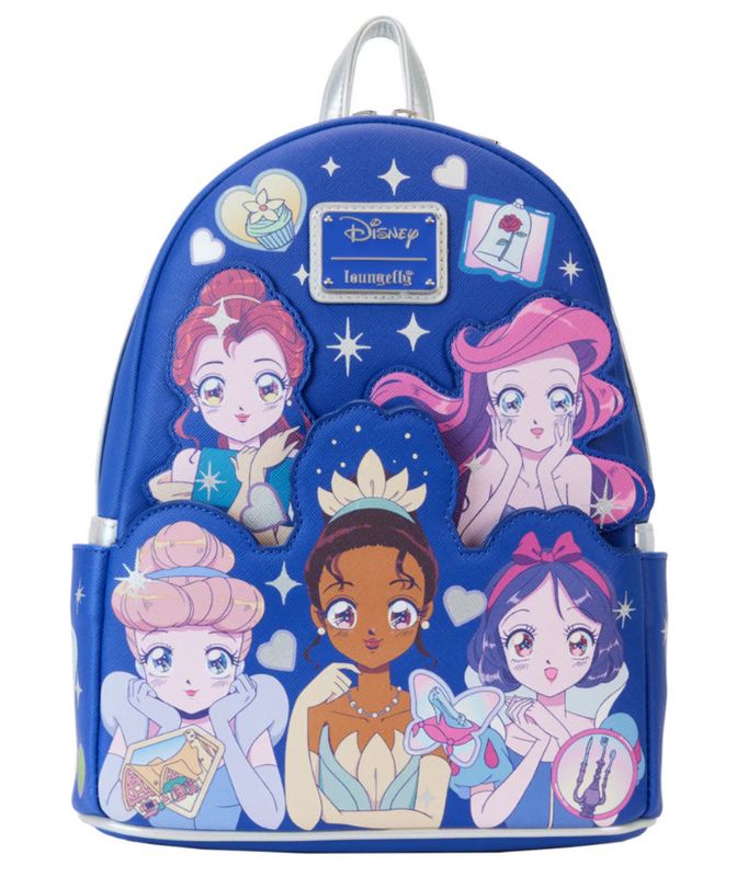 Loungefly Disney Princess Manga Style Mini Backpack