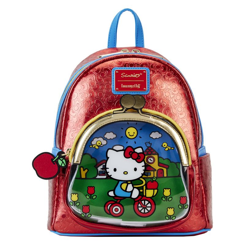 Loungefly Sanrio Hello Kitty 50th Anniversary Coin Bag Metallic Mini Backpack