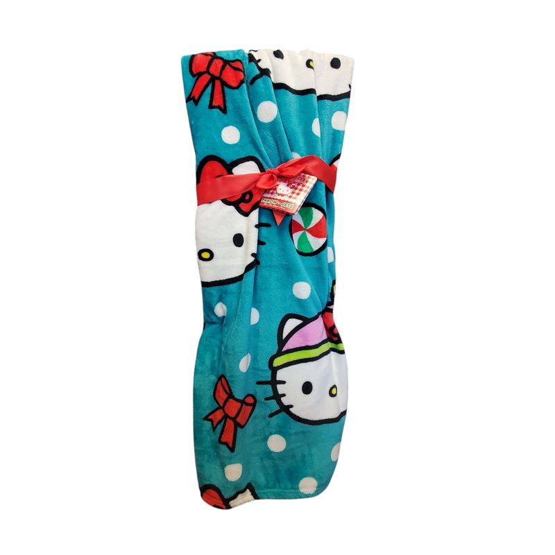 Hello Kitty Christmas Throw 60in x 70in