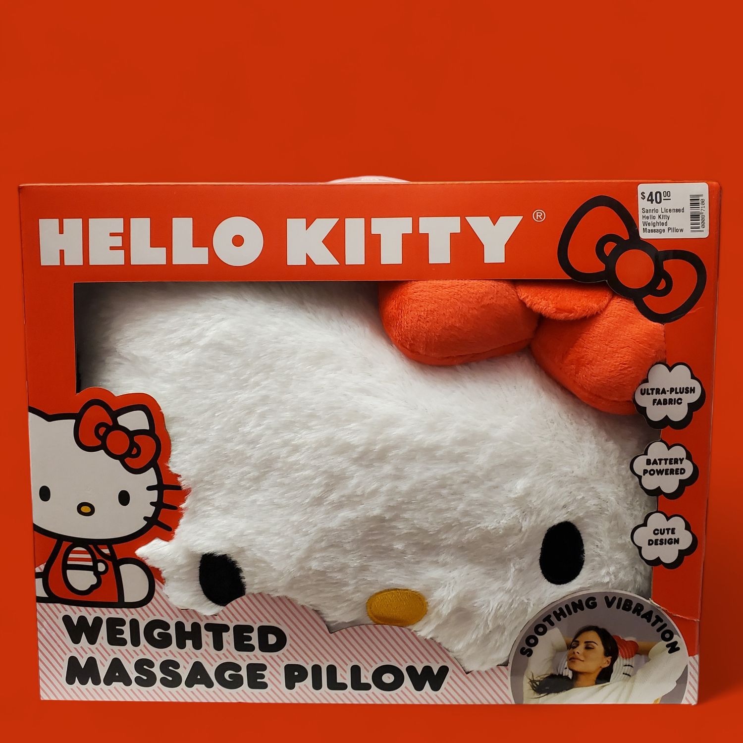 Sanrio Licensed Hello Kitty Weighted Massage Pillow