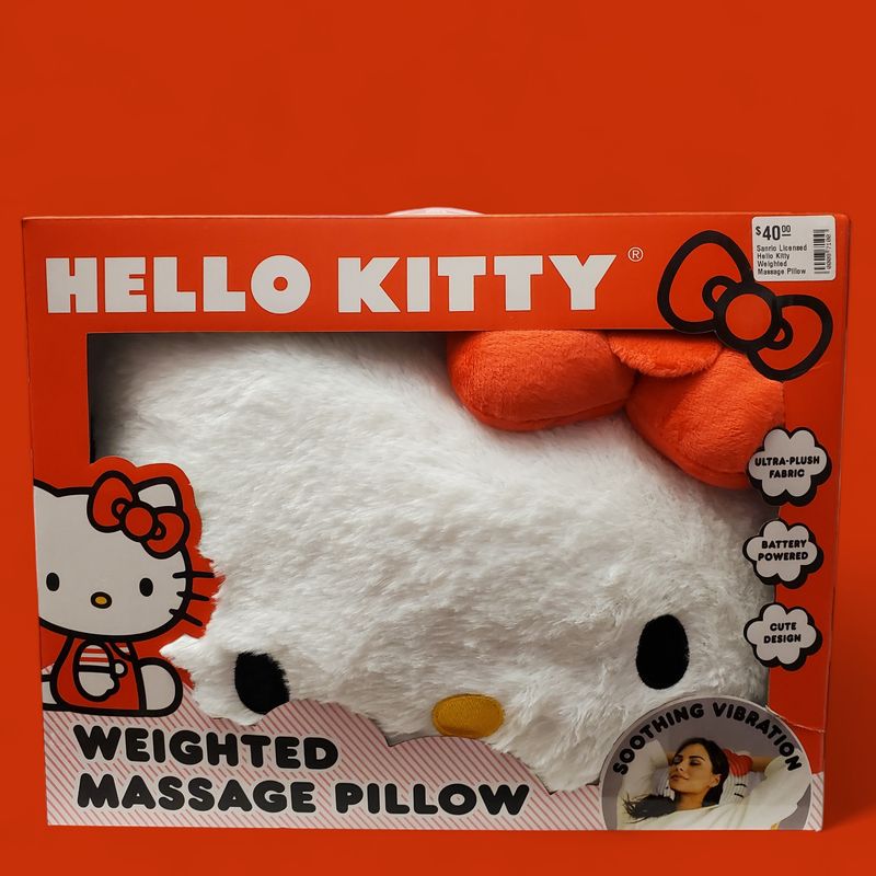 Sanrio Licensed Hello Kitty Weighted Massage Pillow
