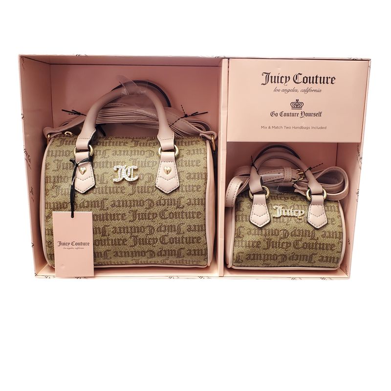 Juicy Couture Mommy &amp; Me Satchel Set Chestnut Chino