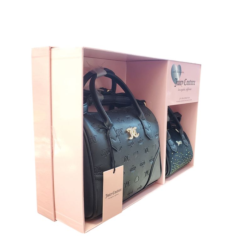 Juicy Couture Mommy &amp; Me Satchel Set Liquorice