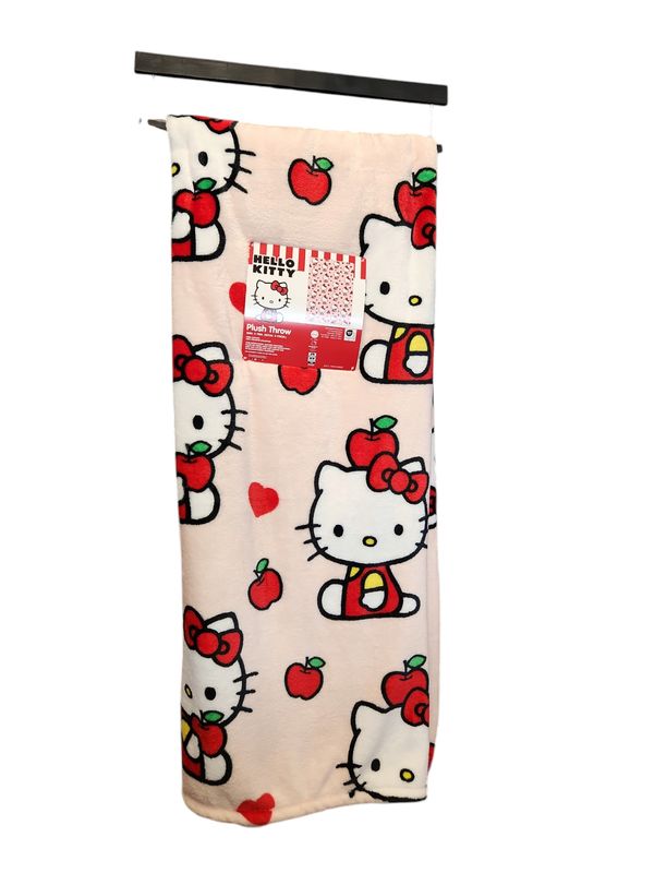 Hello Kitty Plush Throw