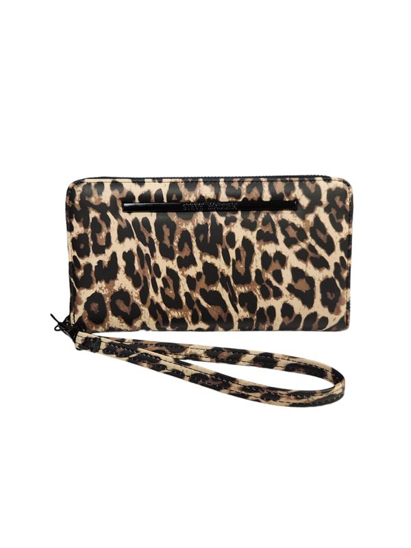 Steve Madden BZipp-L Zip Around Wallet Leopard