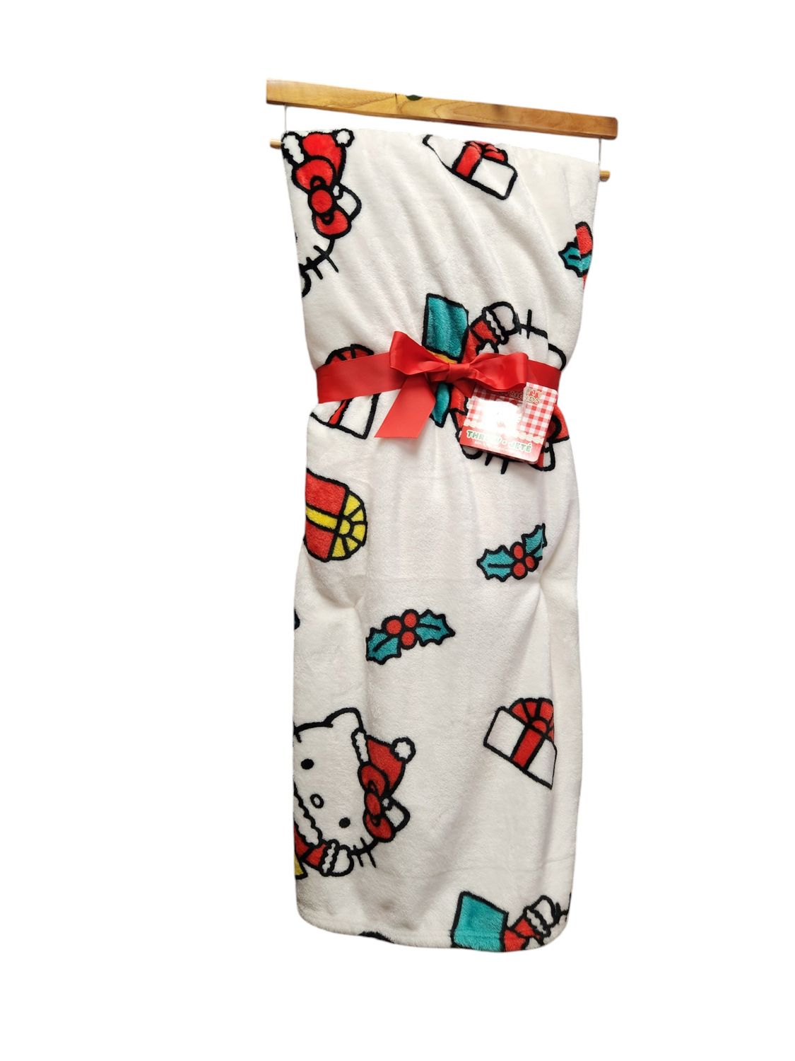 Hello Kitty and Friends White Christmas Throw 60in x 70in