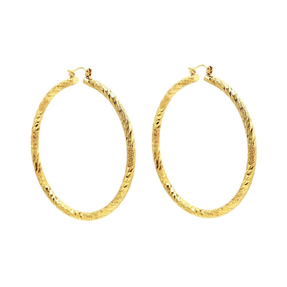 ME-771-70 Aluminum Hoop Thickness--70MM Hoop Earring