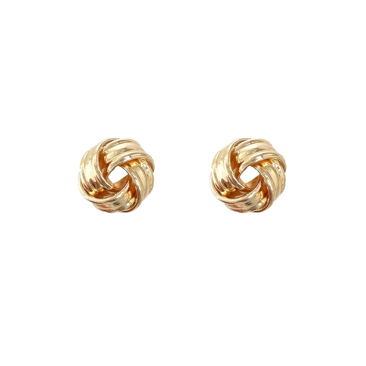 28577 Love Knot Post Earring, Color: Gold