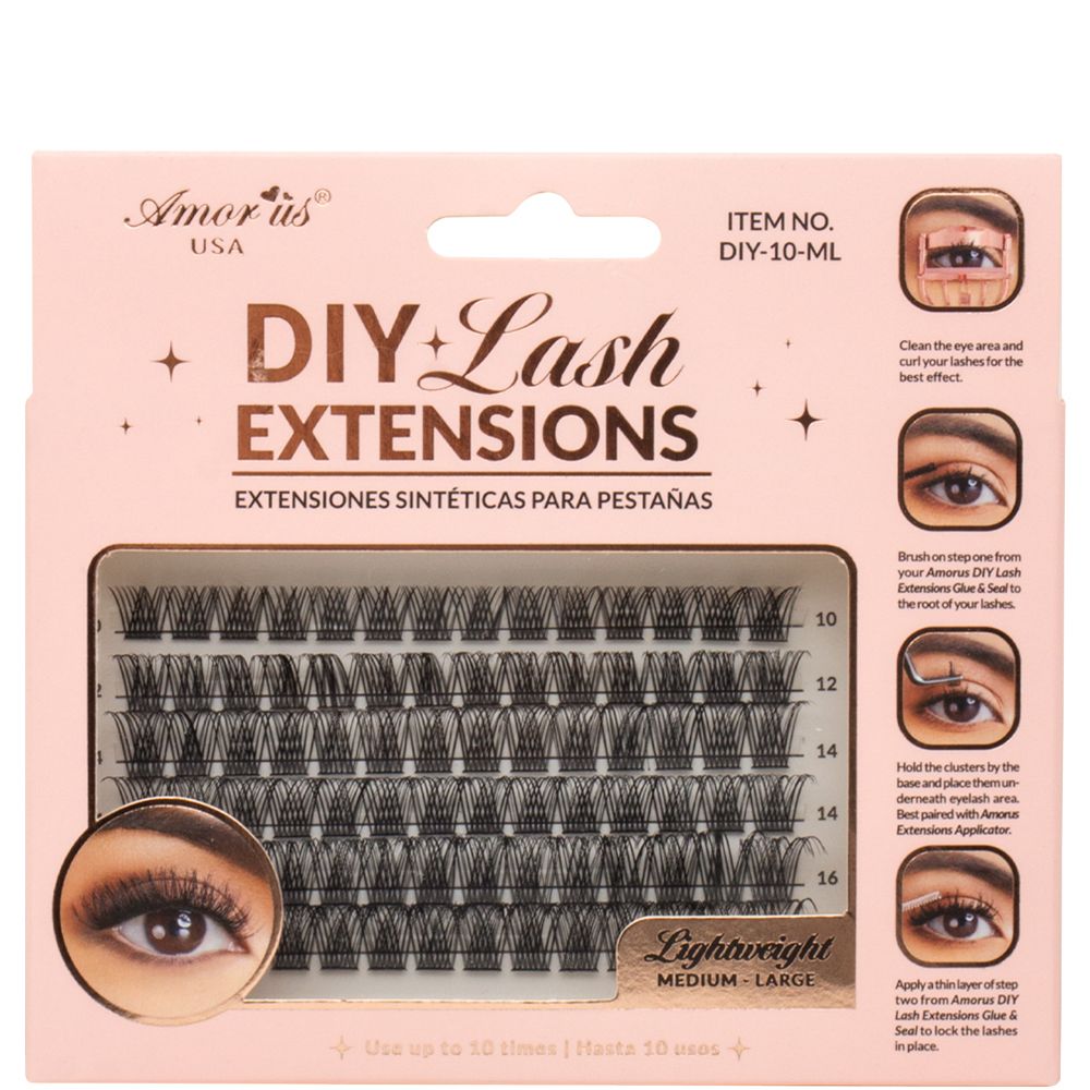 Amor us DIY Lash Extensions, Number: DIY-10-ML