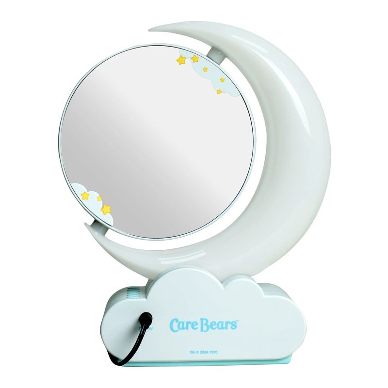 Impressions Vanity Care Bears™ Bedtime RGB Moon Lamp Makeup Mirror w/ Bluetooth Speaker