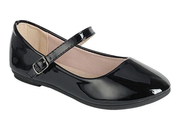Supple-51K Girls MaryJane&#39;s, Color: Black, Size: 9