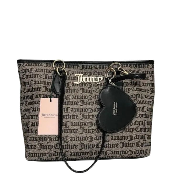 Juicy Couture V-Day Edit Medium Tote Taupe/Medium Brown