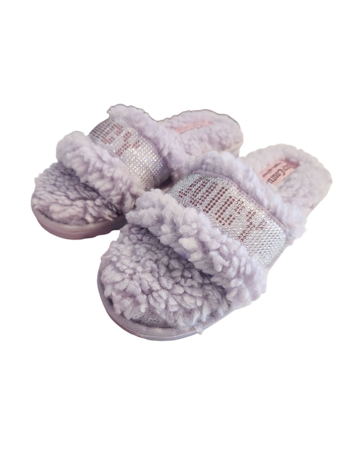 Juicy Couture Slippers Halo 3, Color: Lilac, Size: S 5/6