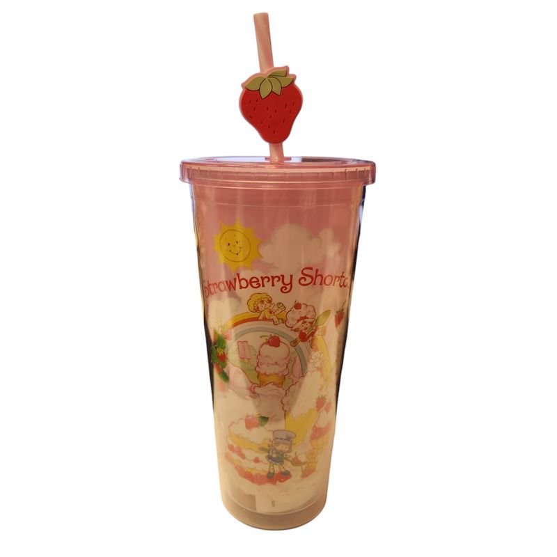 Strawberry Shortcake Tumbler w/Straw and Charm