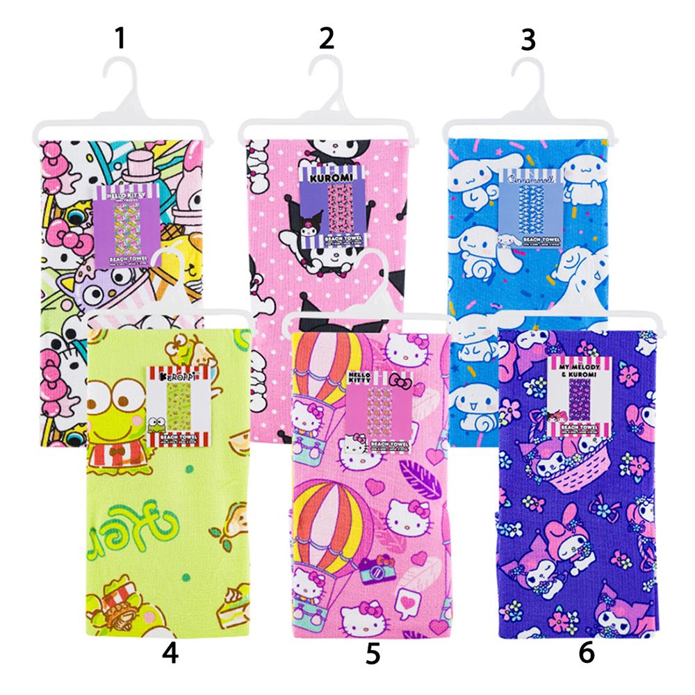 Hello Kitty and Friends Beach Towel, Number: 3