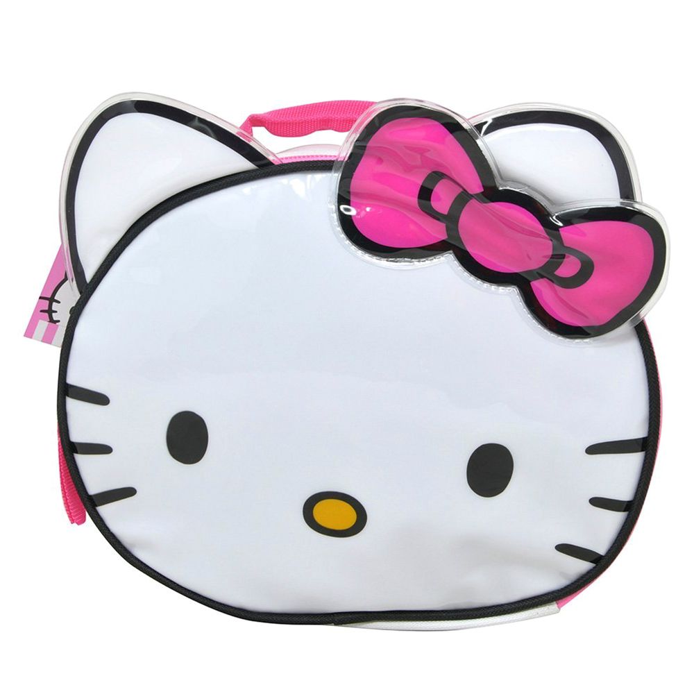 Sanrio Hello Kitty Head Shaped Lunch Bag Pink Bow