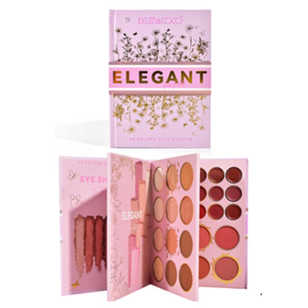 KEVIN&amp;COCO Elegant Book Styly Contour &amp; Blush, Face, and Eye Shadow Palette