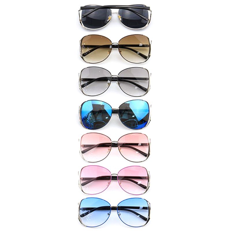 SG-92037 Fashion Round Butterfly Sunglasses