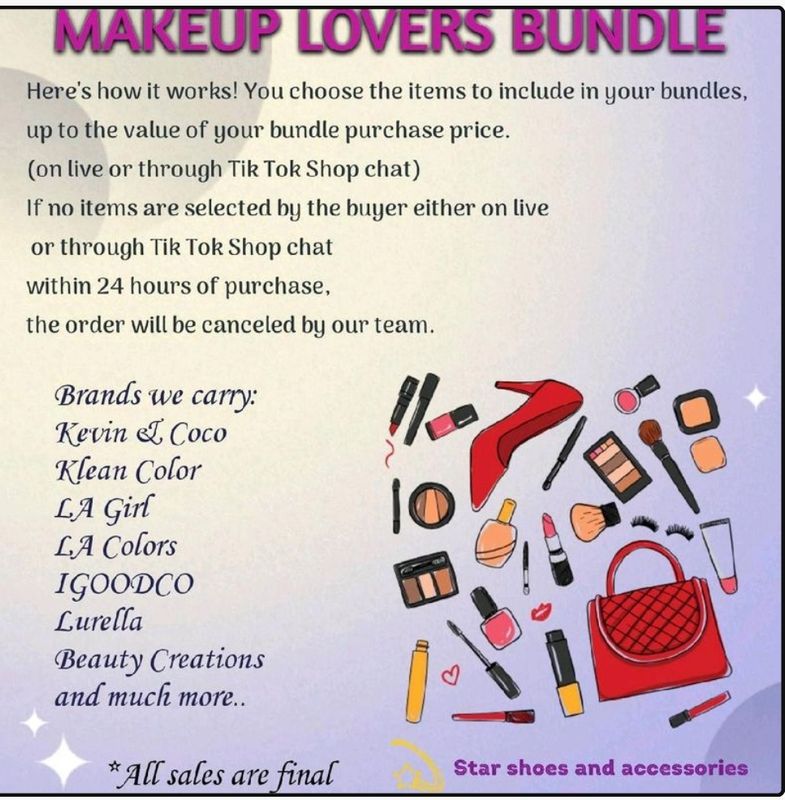 Live Build a Bundle Set (Cosmetics, Accessories, and, Clothing) $80 Value