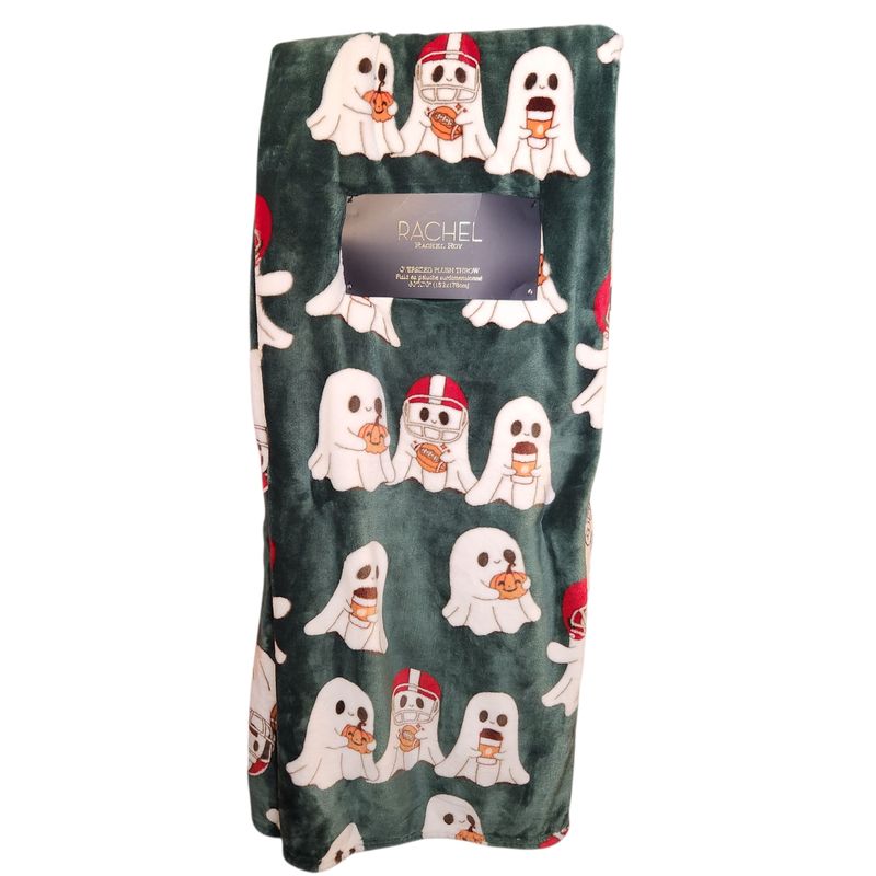 Rachel Roy Football Ghost Plush Oversized Throw 60×70