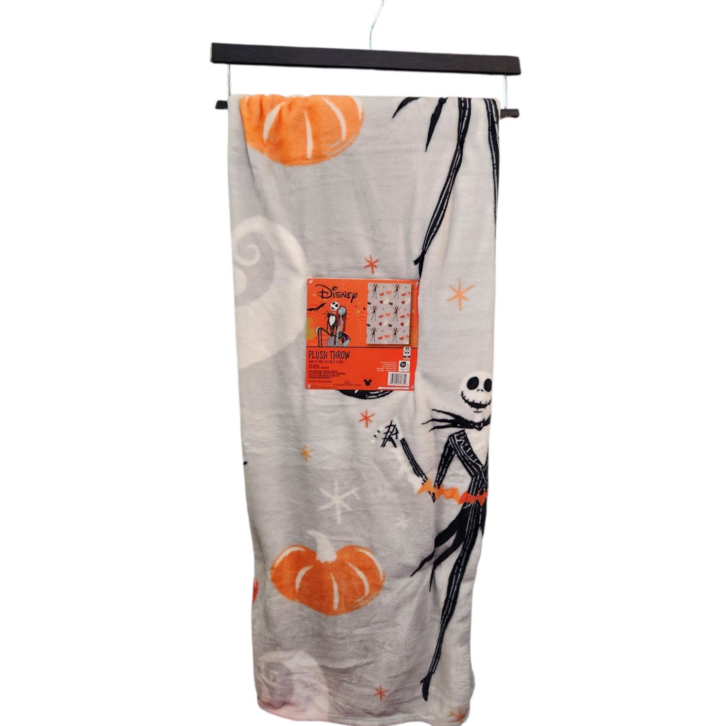 Disney Nightmare Before Christmas Silk Touch Throw 50x70 Jack Pumpkin