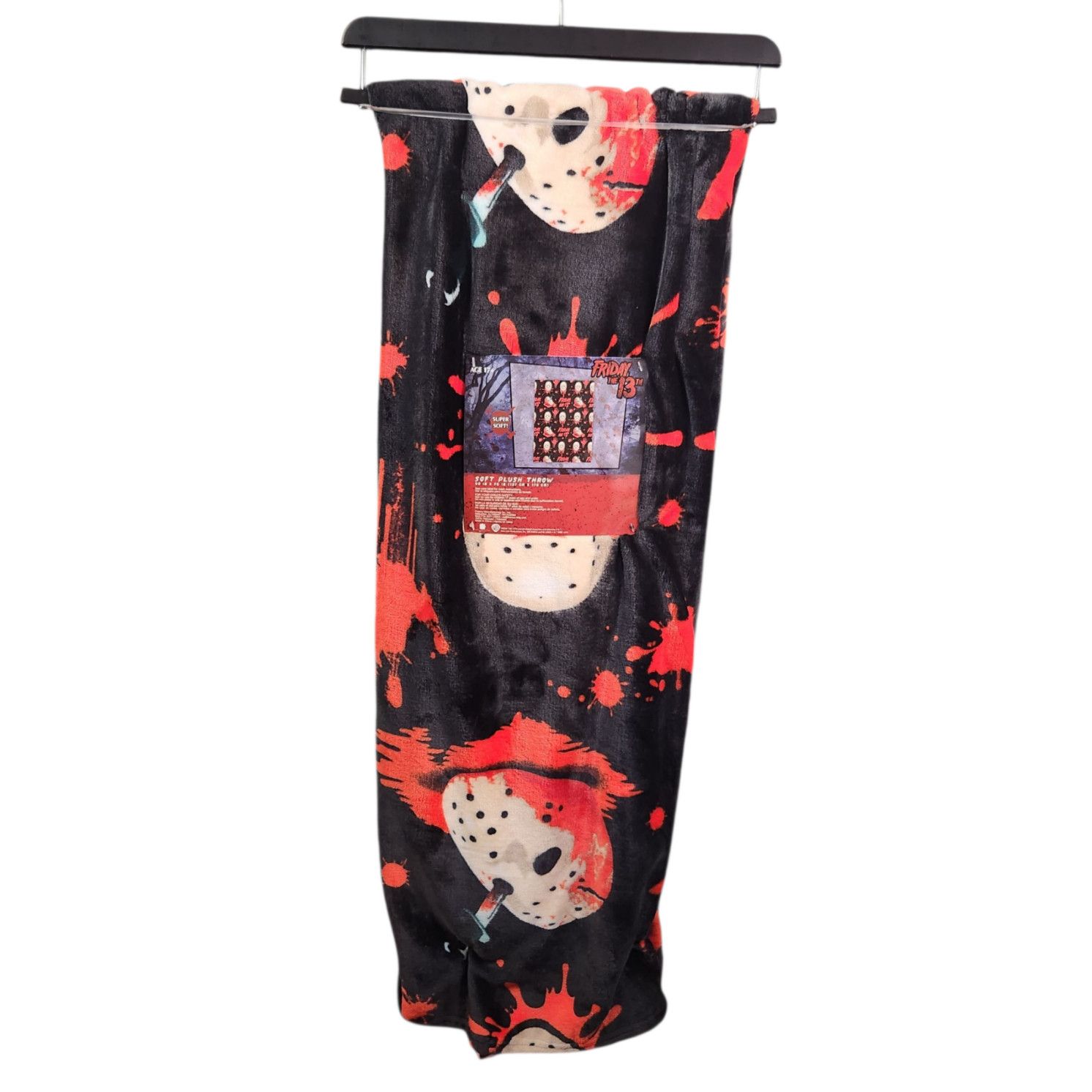 Warner Bros. Friday The 13th Soft Plush Throw 50x70 in