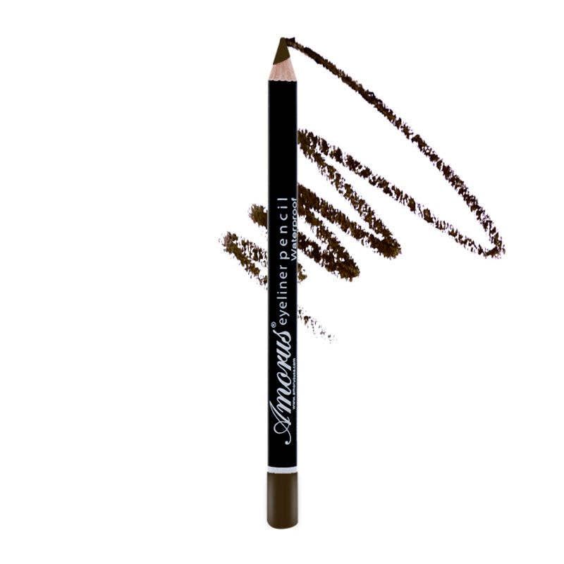 Amor us Waterproof Eye Liner Pencil, Color: Black Brown