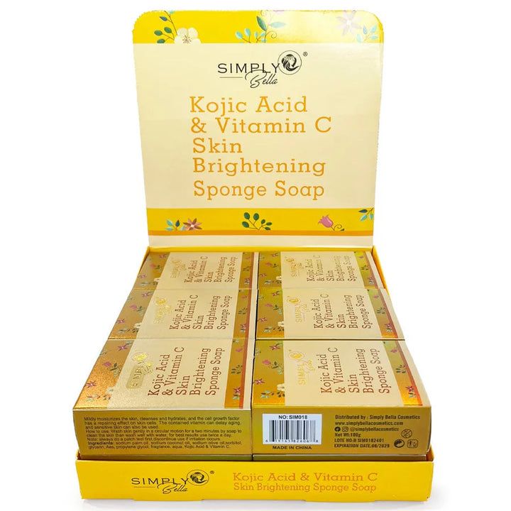 Simply Bella Kojic Acid &amp; Vitamin C Skin Brightening Soap