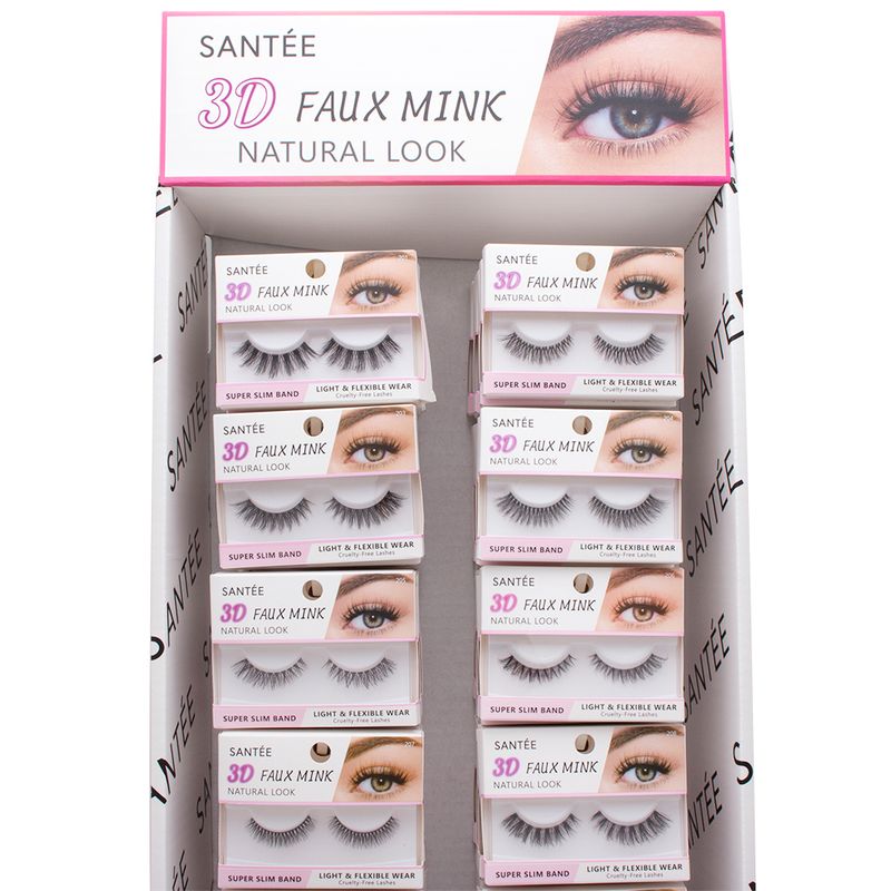 Santee 3D Faux Mink Natural look Eyelashes