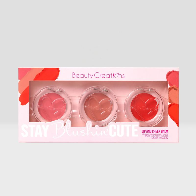 Beauty Creations Stay Blushin' Cute Lip And Cheek Balm Set