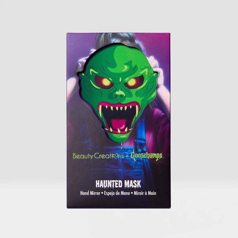 Beauty Creations Goosebumps Haunted Mask Handheld Mirror