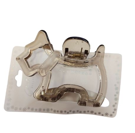 Scotty Dog Shaped Large Hairclip