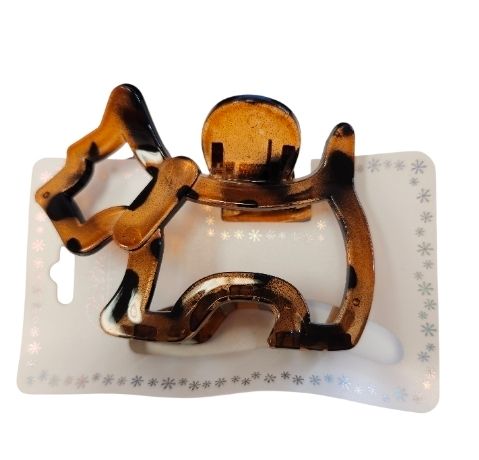 Scotty Dog Shaped Large Hairclip