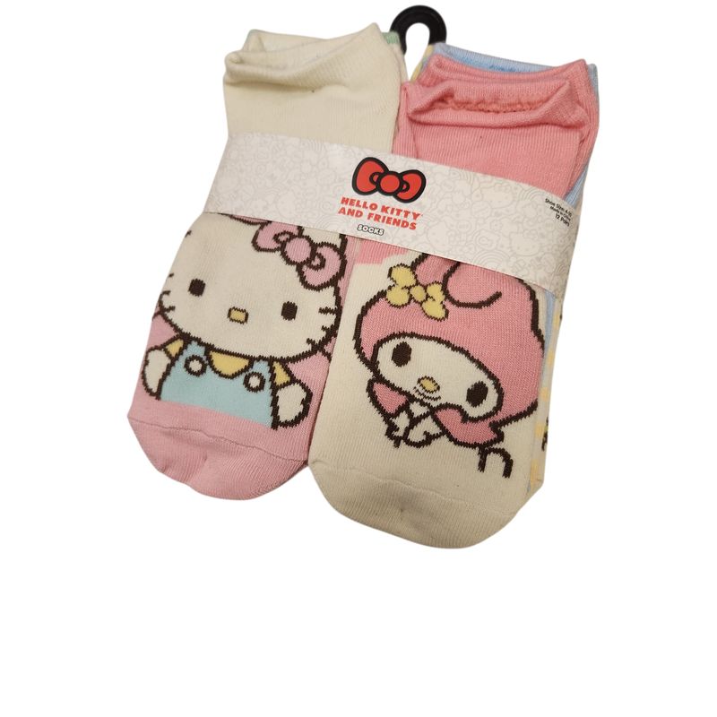 Hello Kitty and Friends 12 Pair Socks Women's Shoe Size 4-10