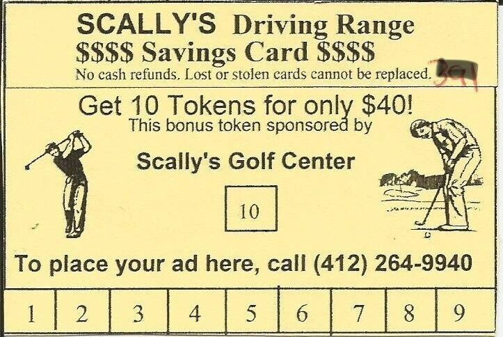 10-Token Driving Range Savings Card