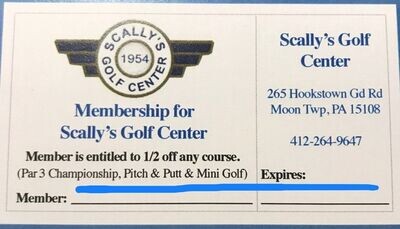 Annual Golf Membership