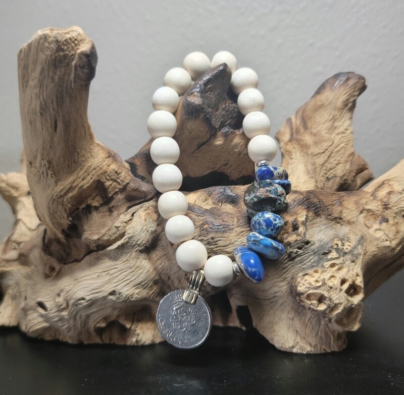 Blue Sea Sediment Jasper bracelet