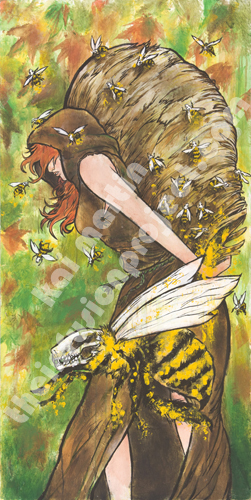 Beekeeper&#39;s Daughter - Poster Print by Kai Martin