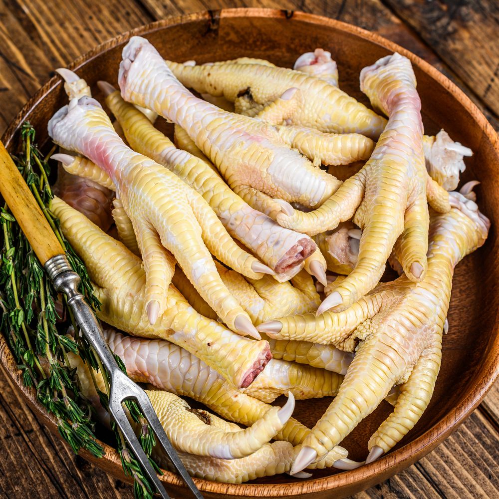 Pasture Raised Natural Chicken and turkey feet