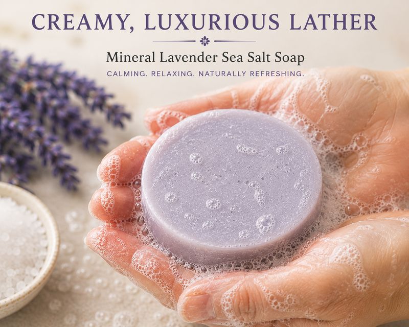 Mineral Lavender Sea Salt Soap