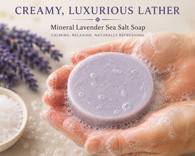 Mineral Lavender Sea Salt Soap