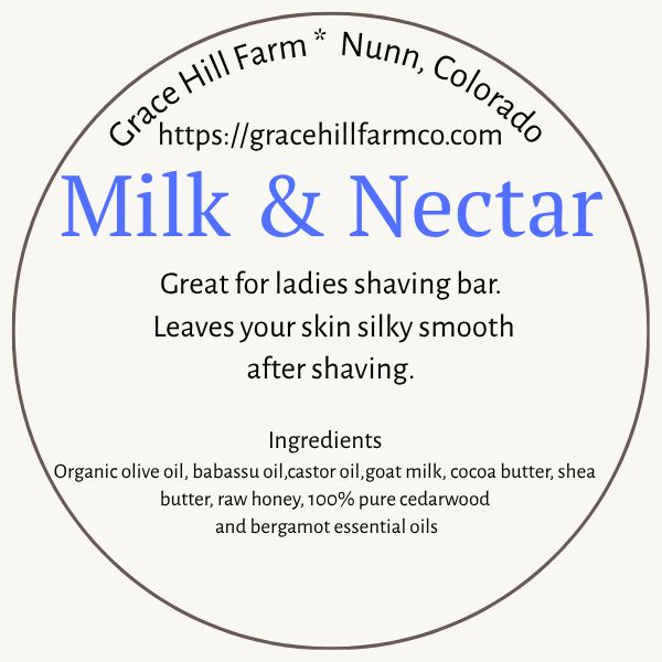 Milk & Nectar Leg & Body Shave Bar