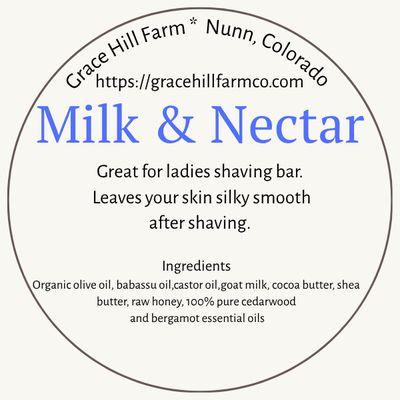 Milk & Nectar Leg & Body Shave Bar