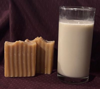 Naked Goat-Unscented Goat Milk Soap - Half Bar